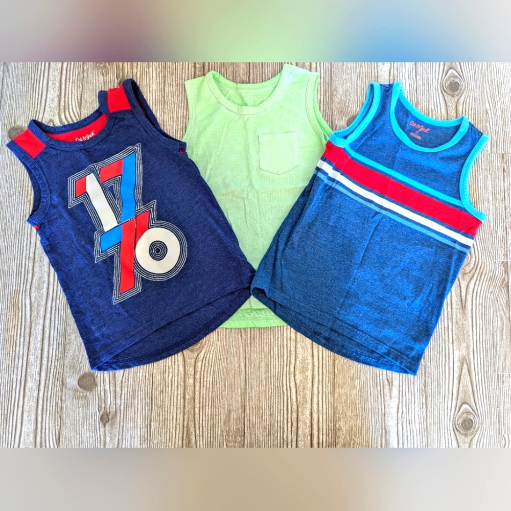 Cat & Jack Boys 5T Tank Top lot